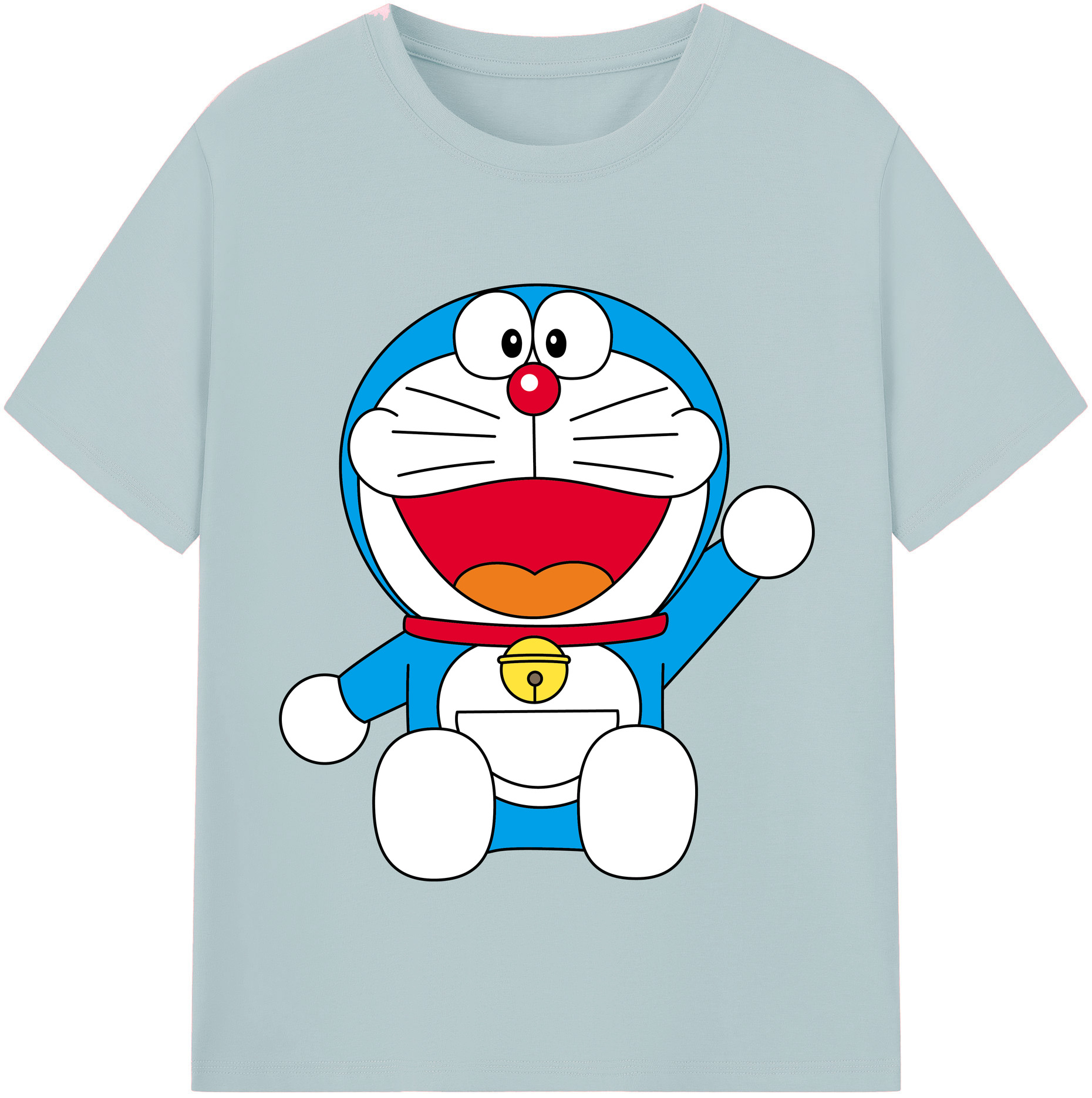 （画像用） ドラえもん Doraemon 綿100％半袖Tシャツ（フロントプリント）